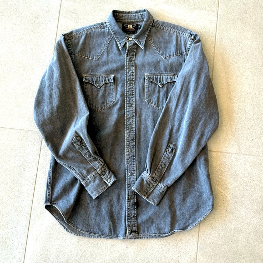 RRL Pearl Snap